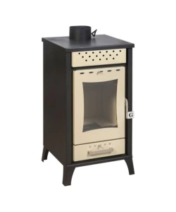 STUFA A LEGNA DIVINA FIRE "OLGA" BEIGE 15 KW