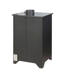 STUFA A LEGNA CON FORNO DIVINA FIRE "SILVIA" NERO 14,6 KW