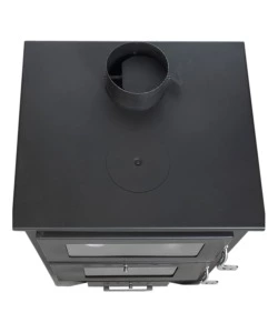 STUFA A LEGNA CON FORNO DIVINA FIRE "SILVIA" NERO 14,6 KW