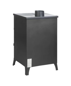 STUFA A LEGNA CON FORNO DIVINA FIRE "MARIKA" NERO 22 KW