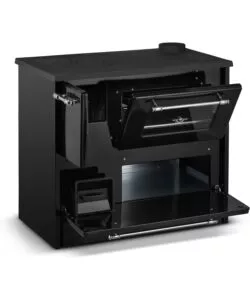 CUCINA A LEGNA DIVINA FIRE "BEATRICE" NERO 9 KW