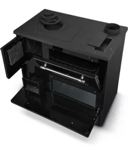 CUCINA A LEGNA DIVINA FIRE "BEATRICE" NERO 9 KW