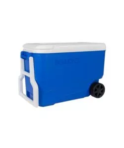 FRIGO PASSIVO PORTATILE "WHILE COOL" CON RUOTE E MANIGLIA BLU 38 LT