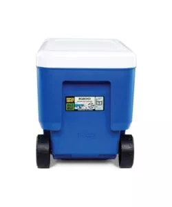 FRIGO PASSIVO PORTATILE "WHILE COOL" CON RUOTE E MANIGLIA BLU 38 LT