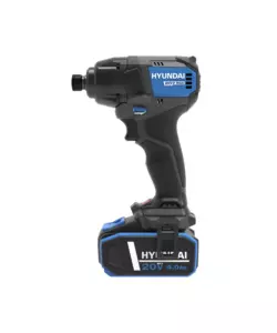 KIT TRAPANO A PERCUSSIONE E AVVITATORE A BATTERIA HYUNDAI 2 BATTERIE 20V 2AH E CARICABATTERIE - COD. 25850