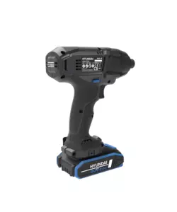 KIT TRAPANO AVVITATORE E AVVITATORE A IMPULSI A BATTERIA HYUNDAI 2 BATTERIE 20V 2AH E CARICABATTERIE - COD. 25852