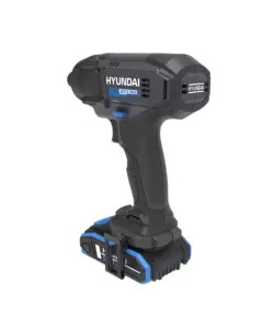 KIT TRAPANO AVVITATORE E AVVITATORE A IMPULSI A BATTERIA HYUNDAI 2 BATTERIE 20V 2AH E CARICABATTERIE - COD. 25852