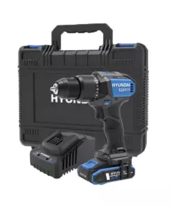 KIT VALIGETTA TRAPANO A PERCUSSIONE A BATTERIA HYUNDAI 60 NM 20V 2AH E CARICABATTERIE - COD. 25855