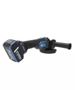 KIT VALIGETTA SMERIGLIATRICE ANGOLARE A BATTERIA HYUNDAI DISCO 125 MM 20V 4AH E CARICABATTERIE - COD. 25859