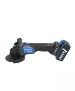 KIT VALIGETTA SMERIGLIATRICE ANGOLARE A BATTERIA HYUNDAI DISCO 125 MM 20V 4AH E CARICABATTERIE - COD. 25859