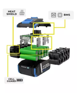BATTERIA DI RICAMBIO HYUNDAI 20V 4AH - COD. 25895
