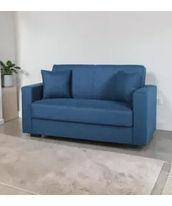 DIVANO LETTO "AFRODITE" 2 POSTI BLU 155X80X87 CM