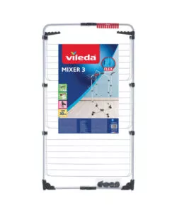 STENDIBIANCHERIA VERTICALE VILEDA "MIXER 3" IN ACCIAIO, 71X71X132 CM