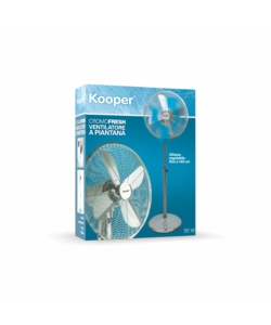 VENTILATORE A PIANTANA KOOPER GRIGIO 50W