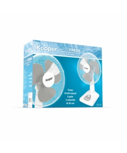 VENTILATORE DA TAVOLO KOOPER "ARTICFRESH" BIANCO 35W