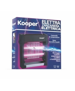 ZANZARIERA ELETTRICA KOOPER NERA 12W