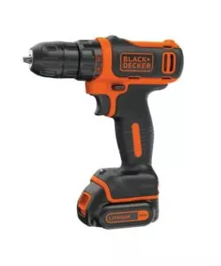 KIT VALIGETTA TRAPANO AVVITATORE A BATTERIA BLACK+DECKER "BDCDD12KB-QW" 2 BATTERIE 10,8V 1,5AH