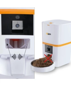 DISTRIBUTORE AUTOMATICO DI CIBO CANI E GATTI FERPLAST "RISTO PET SMART" BIANCO CON CONTROLLO WI-FI