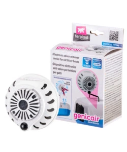 DISPOSITIVO ELETTRONICO PER ELIMINAZIONE CATTIVI ODORI NELLE LETTIERE PER GATTI FERPLAST "GENICAIR" CON RICARICA TRAMITE USB
