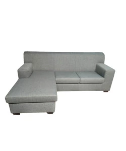 DIVANO CON PENISOLA REVERSIBILE BELLAHOME "TRIS" GRIGIO 218X162X90CM