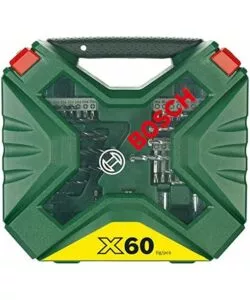 SET VALIGETTA PUNTE E BIT AVVITAMENTO BOSCH "X-LINE CLASSIC" 60 PEZZI