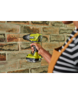 KIT TRAPANO A PERCUSSIONE A BATTERIA RYOBI "R18PD3-140SA" CON SET PUNTE 18V 4AH E CARICABATTERIE