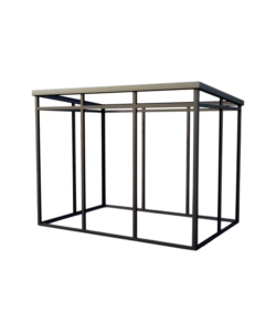 CASETTA DA GIARDINO PREFABBRICATA IN PVC E ALLUMINIO ARTPLAST "MODULARE" NERO E GRIGIO 3X5 MT