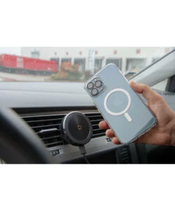 PORTA TELEFONO MAGNETICO LAMPA "MAG WIRELESS AIRVENT" PER BOCCHETTA D'AERAZIONE CON RICARICA WIRELESS - 91802
