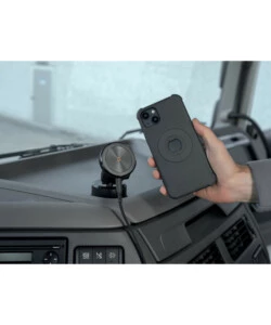 PORTA TELEFONO MAGNETICO LAMPA "MAG WIRELESS ORBIT" CON RICARICA WIRELESS E ATTACCO A VENTOSA ADESIVA - 91806