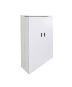 SCARPIERA 2 ANTE BELLAHOME CON ANTE SALVASPAZIO BIANCO 80X33,4X180 CM