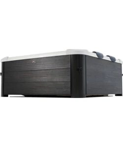 PISCINA IDROMASSAGGIO SPA RIVIERA "OSLO PLUS" IN PVC GRIGIO SCURO EFFETTO LEGNO 180X180X65 CM
