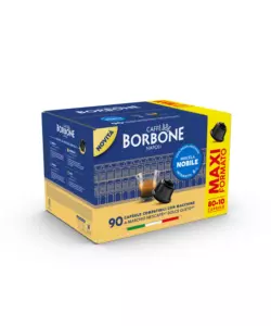 CAPSULE CAFFÈ BORBONE "MISCELA NOBILE" COMPATIBILI CON NESCAFÈ DOLCE GUSTO, 90 PEZZI