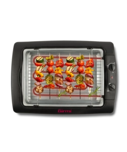 BARBECUE ELETTRICO CON PIEDISTALLO E GRIGLIA 34X24,5 CM