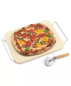 SET PIETRA E ROTELLA TAGLIAPIZZA OMPAGRILL 30X38 CM