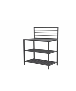 CUCINA DA ESTERNO MODULARE OMPAGRILL "MODULO 1" IN ALLUMINIO NERO 61,5X100X130 CM