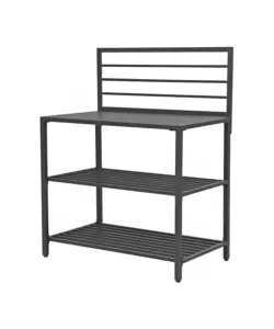 CUCINA DA ESTERNO MODULARE OMPAGRILL "MODULO 1" IN ALLUMINIO NERO 61,5X100X130 CM