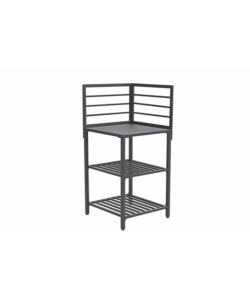 CUCINA DA ESTERNO MODULARE OMPAGRILL "MODULO 3" IN ALLUMINIO NERO 61,5X61,5X130 CM