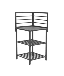 CUCINA DA ESTERNO MODULARE OMPAGRILL "MODULO 3" IN ALLUMINIO NERO 61,5X61,5X130 CM