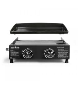BARBECUE A GAS  DA APPOGGIO 2 BRUCIATORI 45X34 CM