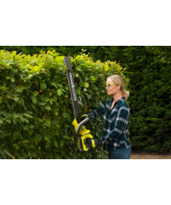 OUTLET - USATO PER PROVA - TAGLIASIEPI A BATTERIA RYOBI "RHT36B61R" SOLO CORPO MACCHINA LAMA 60 CM