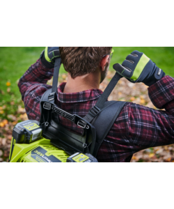 OUTLET - USATO PER PROVA- SOFFIATORE A ZAINO A BATTERIA CON MOTORE BRUSHLESS RYOBI "RY36BPXA-0" SOLO CORPO MACCHINA 36V