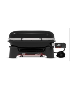 BARBECUE ELETTRICO WEBER "LUMIN COMPACT SMART" NERO CON GRIGLIA 43X28 CM