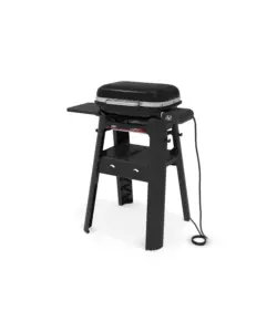 BARBECUE ELETTRICO WEBER "LUMIN COMPACT SMART" NERO CON GRIGLIA 43X28 CM
