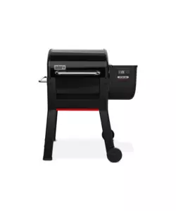 BARBECUE A PELLET WEBER "SMOQUE" NERO CON GRIGLIA 56X45 CM
