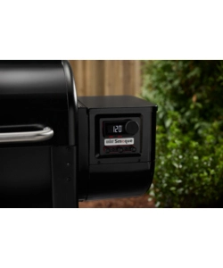 BARBECUE A PELLET WEBER "SMOQUE" NERO CON GRIGLIA 56X45 CM