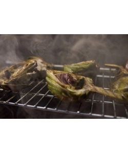 BARBECUE A PELLET WEBER "SMOQUE" NERO CON GRIGLIA 56X45 CM