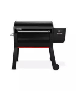 BARBECUE A PELLET WEBER "SMOQUE XL" NERO CON GRIGLIA 86X45 CM
