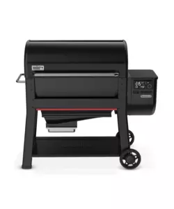 BARBECUE A PELLET WEBER "SEARWOOD XL" NERO CON GRIGLIA 91X45 CM