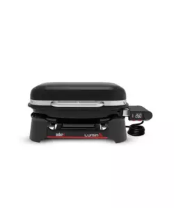 BARBECUE ELETTRICO WEBER "LUMIN SMART BLACK" NERO CON GRIGLIA 49X33 CM