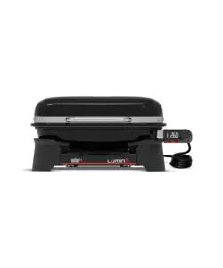 BARBECUE ELETTRICO WEBER "LUMIN SMART BLACK" NERO CON GRIGLIA 49X33 CM